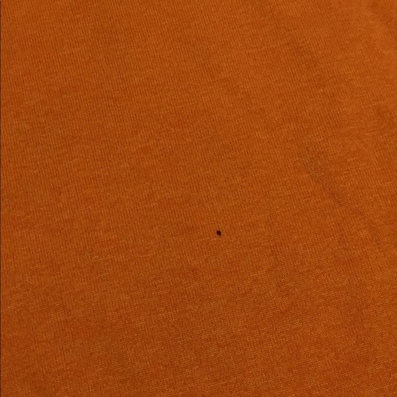 Nike Shirt Orange Sz Large Dri Fit Workout Top - Picture 7 of 8